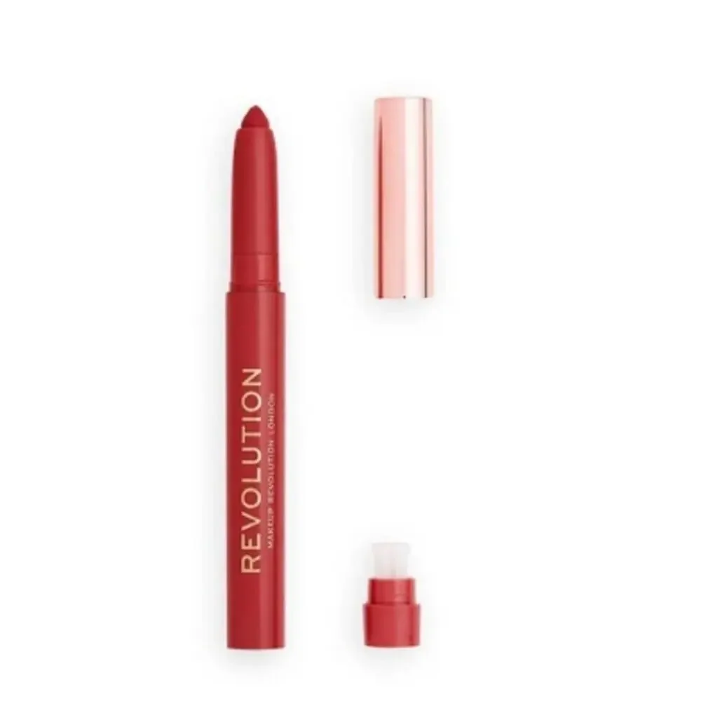 Revolution Velvet Kiss Lip Crayon, Ruby, NWT
